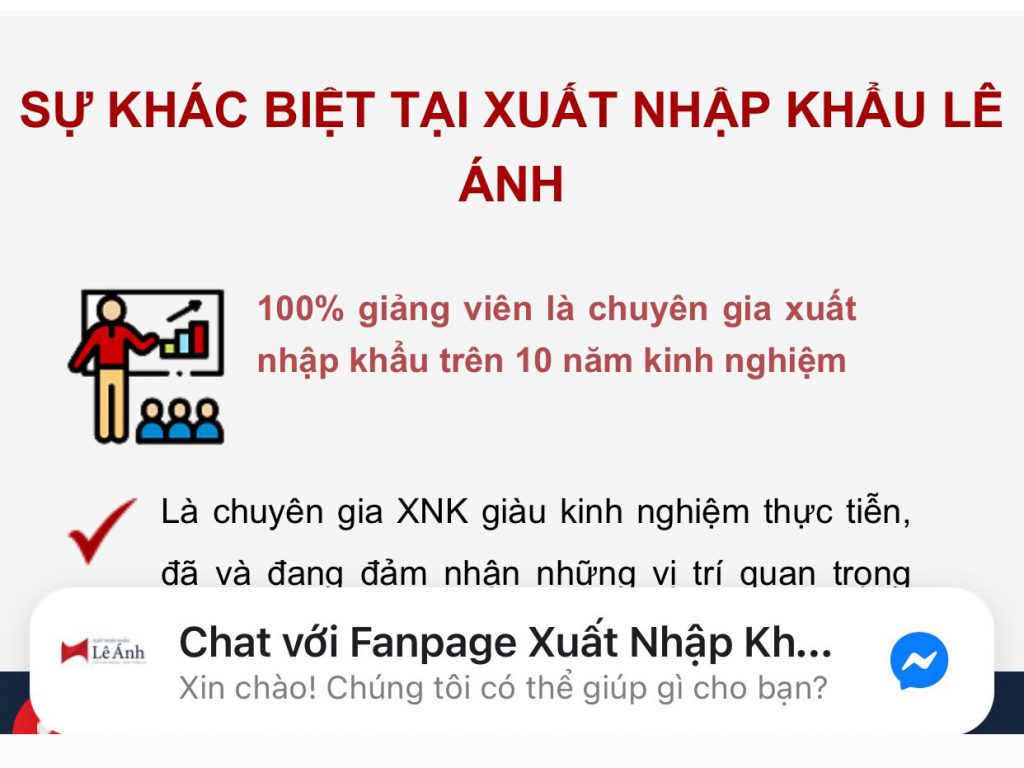 Sự khác biệt tại Trung tâm xuất nhập khẩu Lê Ánh